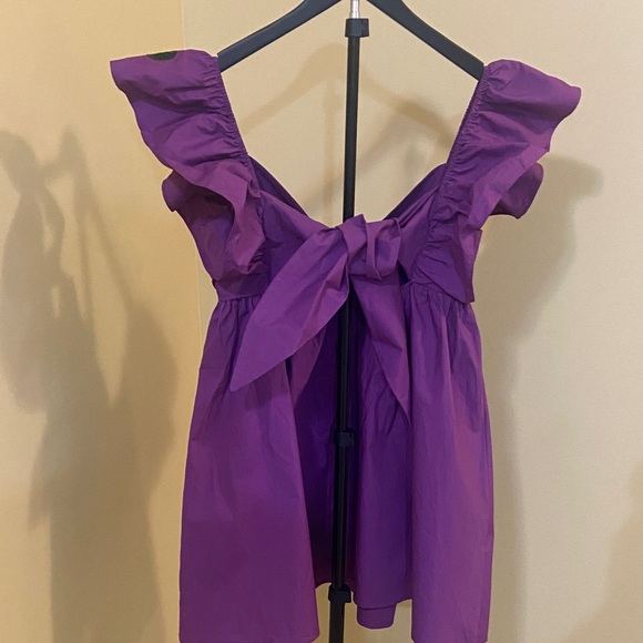 Mardi Gras purple Embellished Women's Dress - Picture 9 of 10